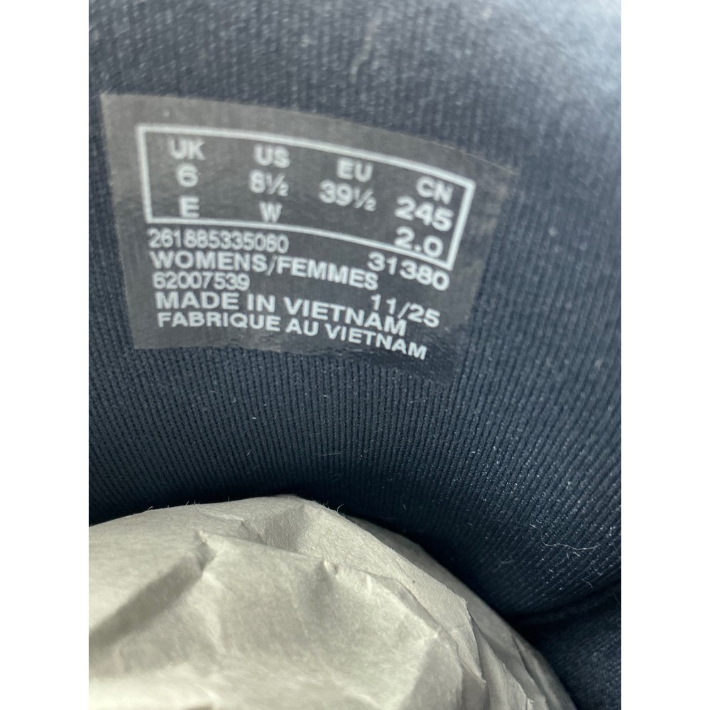 Clarks Caroline Ayla Sneakers Womens 8.5W Navy Nubuck Leather Zipper - Picture 4 of 7